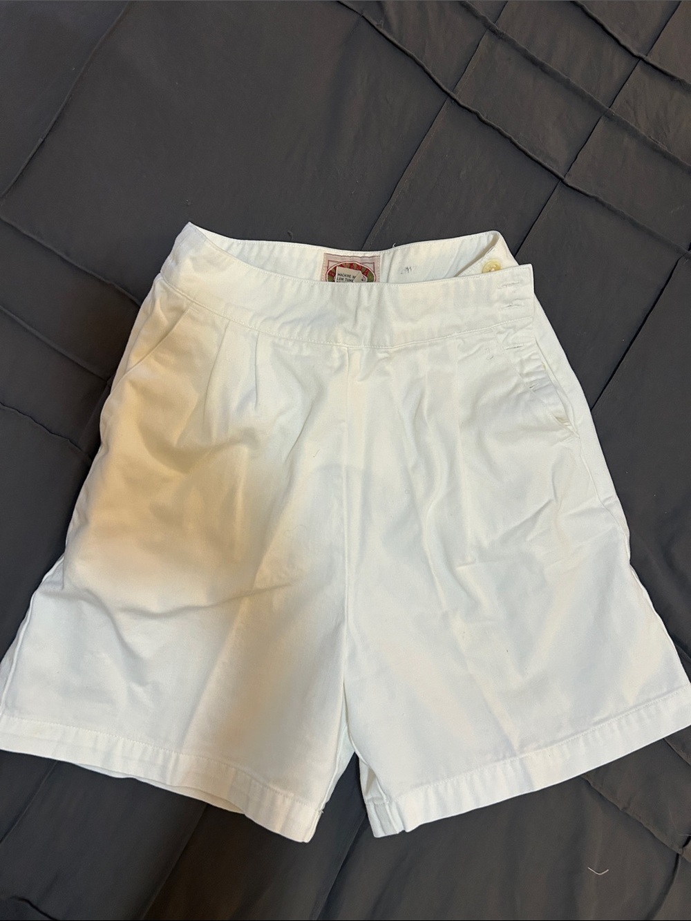 Banana Republic White Bermuda Shorts